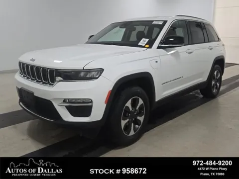 Photos of 2024 Jeep Grand Cherokee 4xe for sale in Plano, TX at Autos of Dallas - Plano