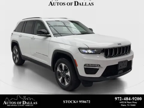 White 2024 Jeep Grand Cherokee 4xe for sale in Plano, TX