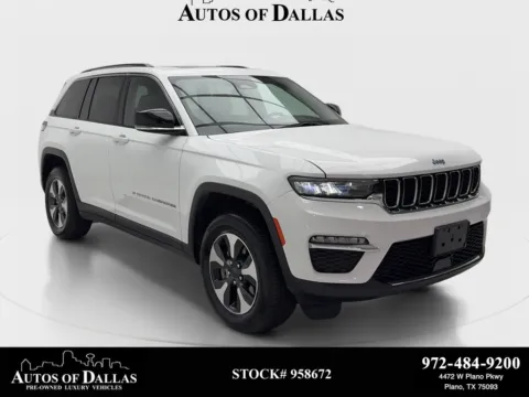 White 2024 Jeep Grand Cherokee 4xe for sale in Plano, TX