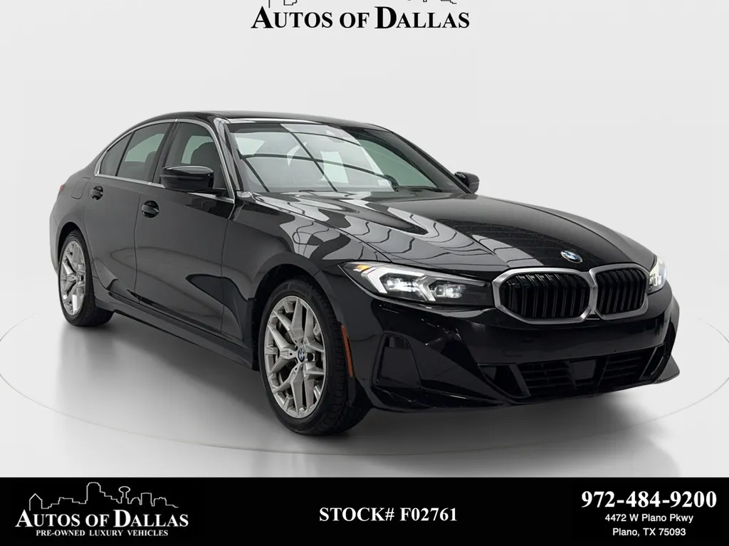 Black 2025 BMW 3 Series 330i for sale in Plano, TX
