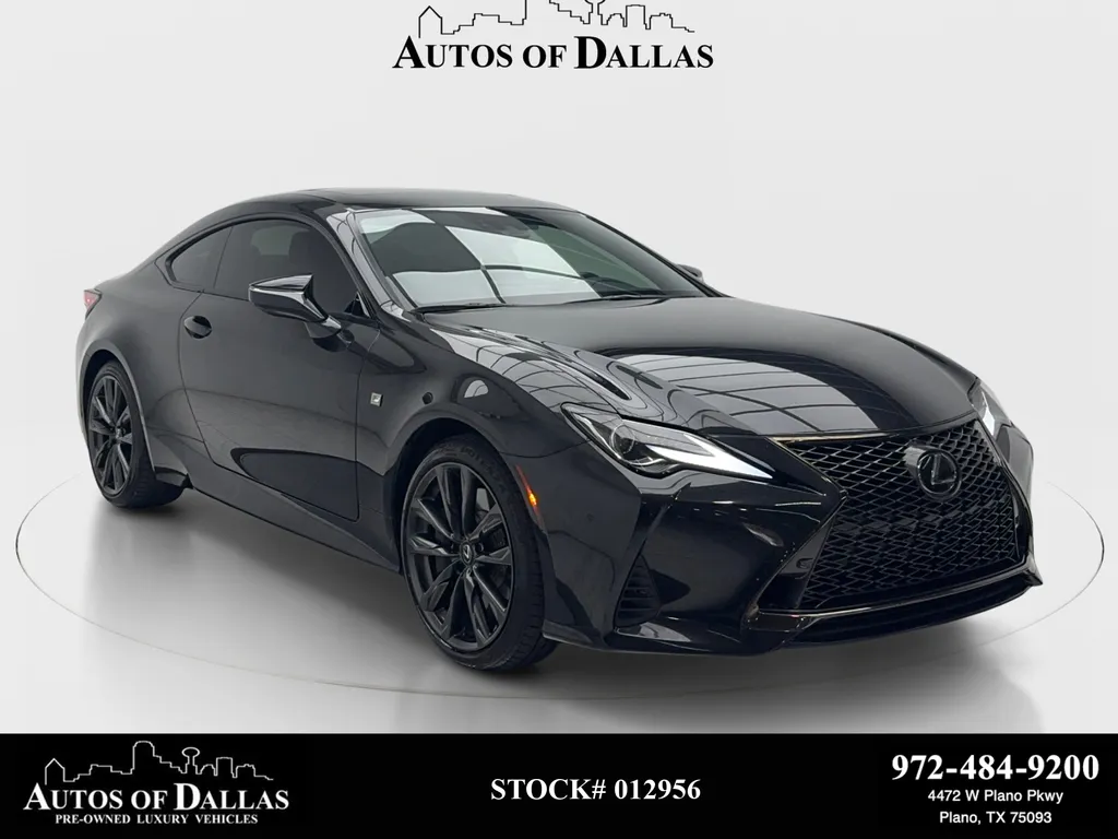 Black 2024 Lexus RC 300 for sale in Plano, TX