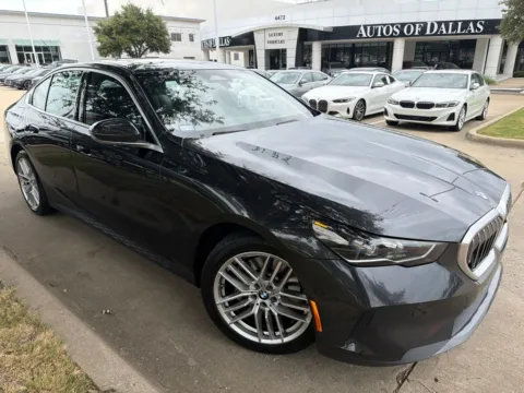 Gray 2024 BMW 5 Series 530i for sale in Plano, TX