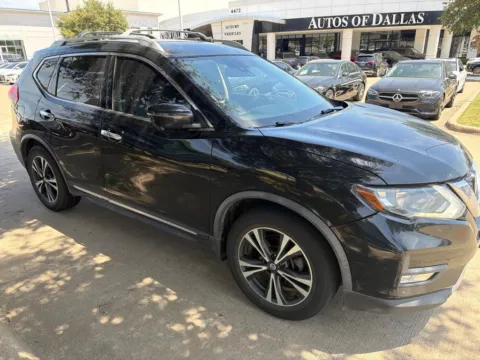 Black 2018 Nissan Rogue SL for sale in Plano, TX
