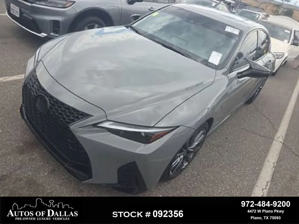 Gray 2025 Lexus IS 350 F SPORT for sale in Plano, TX