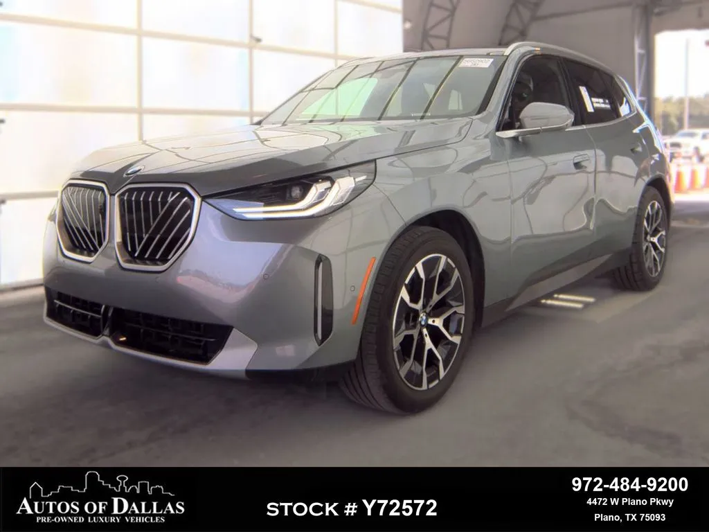 Gray 2025 BMW X3 30 xDrive for sale in Plano, TX