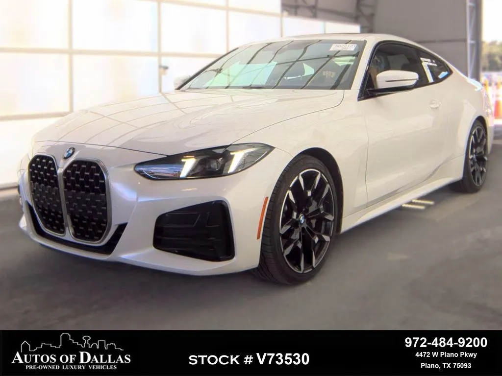 White 2026 BMW 4 Series 430i xDrive for sale in Plano, TX