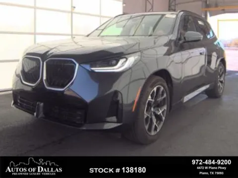 Gray 2025 BMW X3 30 xDrive for sale in Plano, TX