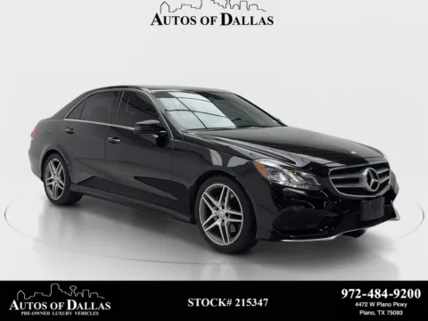 Black 2016 Mercedes-Benz E-Class E 350 for sale in Plano, TX