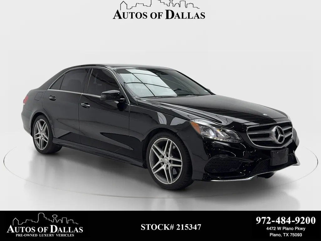 Black 2016 Mercedes-Benz E-Class E 350 for sale in Plano, TX