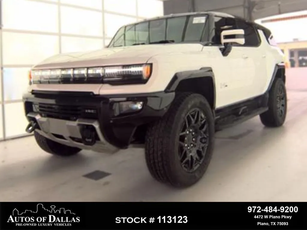 White 2025 GMC Hummer EV SUV 2X for sale in Plano, TX