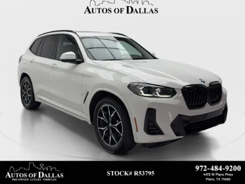 White 2023 BMW X3 sDrive30i for sale in Plano, TX