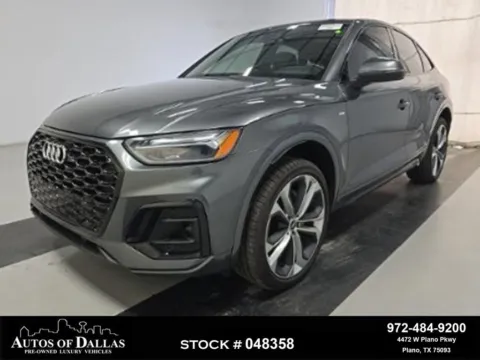 Gray 2023 Audi Q5 Sportback 45 S line Premium for sale in Plano, TX