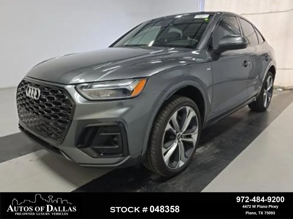 Gray 2023 Audi Q5 Sportback 45 S line Premium for sale in Plano, TX