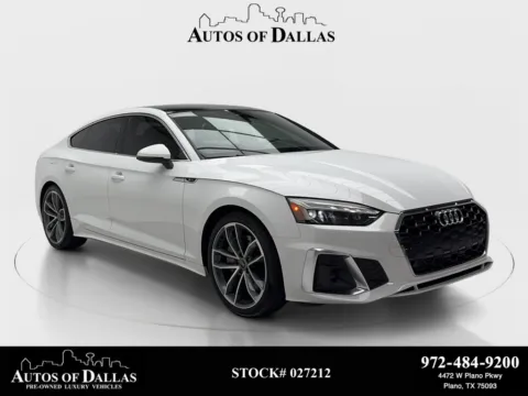 White 2023 Audi A5 Sportback 45 S line Premium for sale in Plano, TX