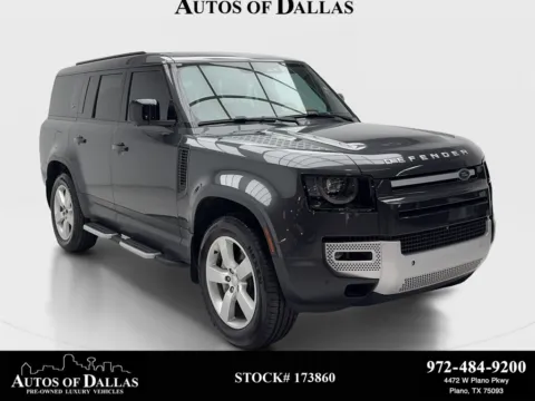 Gray 2023 Land Rover Defender 130 First Edition NAV,CAM,PANO,HTD STS,BLIND SPOT for sale in Plano, TX