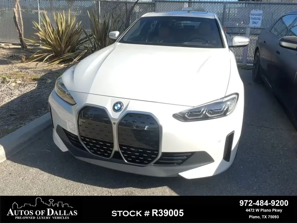 White 2023 BMW i4 eDrive35 for sale in Plano, TX
