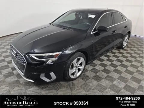 Black 2023 Audi A3 40 Premium for sale in Plano, TX