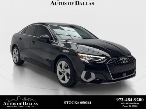 Black 2023 Audi A3 40 Premium for sale in Plano, TX