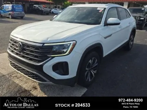 White 2024 Volkswagen Atlas Cross Sport 2.0T SE for sale in Plano, TX