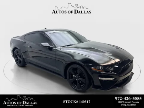 Black 2021 Ford Mustang EcoBoost Premium for sale in Plano, TX