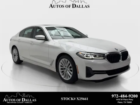 White 2021 BMW 5 Series 530i for sale in Plano, TX