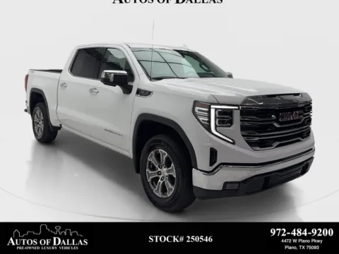 White 2025 GMC Sierra 1500 SLT for sale in Plano, TX