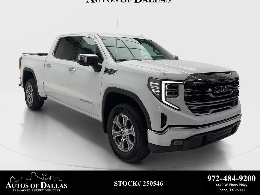 White 2025 GMC Sierra 1500 SLT for sale in Plano, TX
