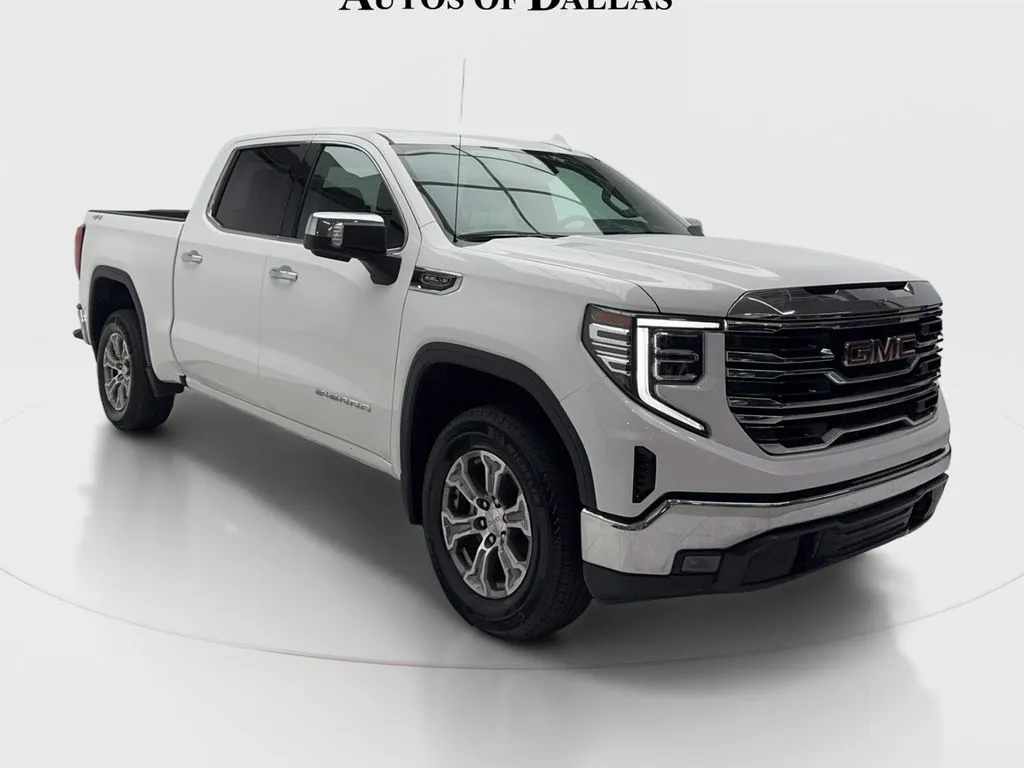 White 2025 GMC Sierra 1500 SLT for sale in Plano, TX