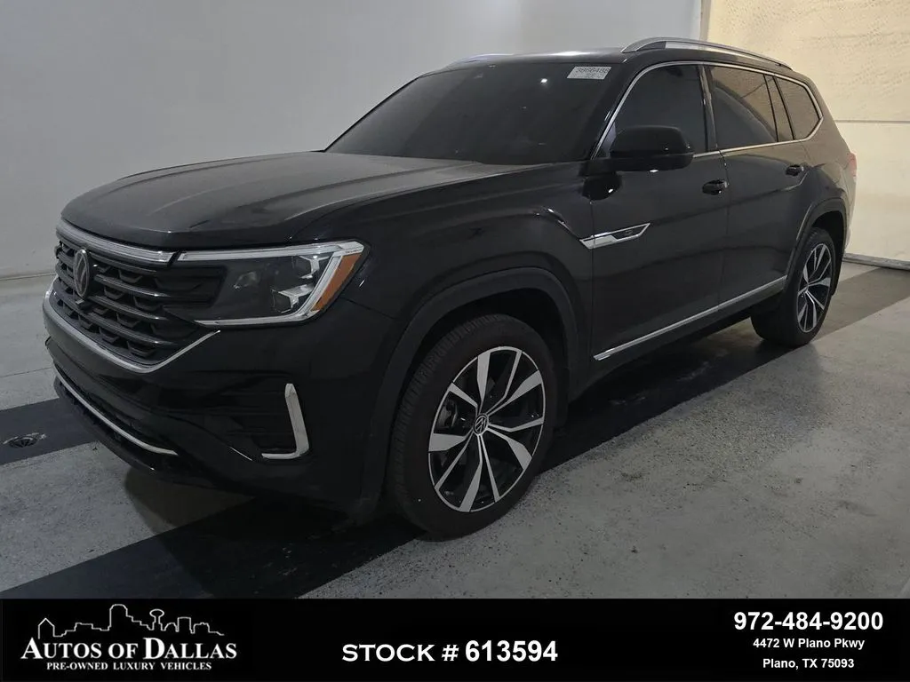 Black 2024 Volkswagen Atlas 2.0T SEL Premium R-Line for sale in Plano, TX
