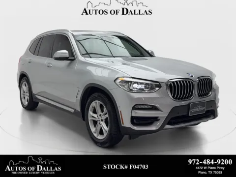 Silver 2021 BMW X3 sDrive30i for sale in Plano, TX