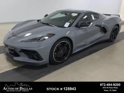 Gray 2024 Chevrolet Corvette Stingray for sale in Plano, TX
