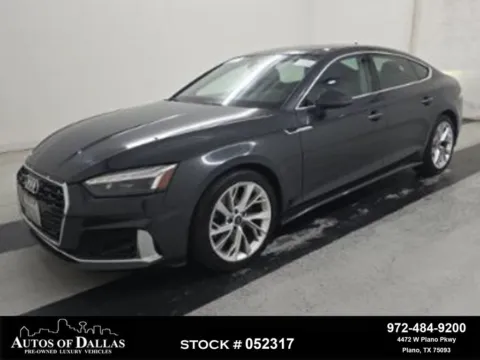 Gray 2023 Audi A5 Sportback Premium for sale in Plano, TX