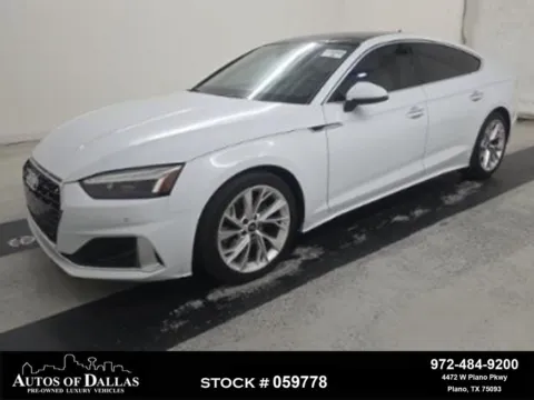 White 2023 Audi A5 Sportback Premium for sale in Plano, TX