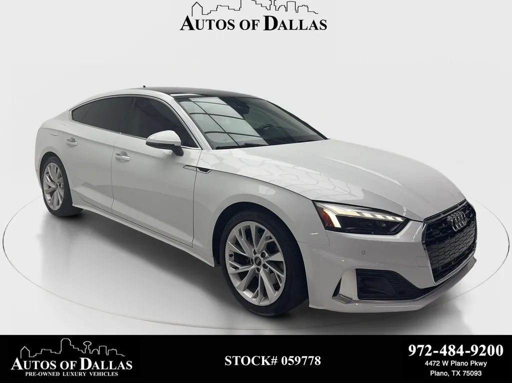White 2023 Audi A5 Sportback Premium for sale in Plano, TX