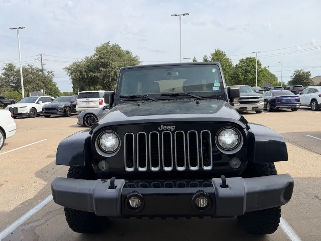 Black 2017 Jeep Wrangler Unlimited Sahara for sale in Plano, TX