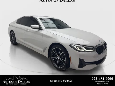 White 2023 BMW 5 Series 530i for sale in Plano, TX
