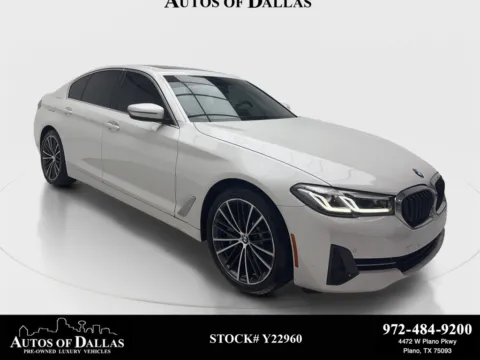 White 2023 BMW 5 Series 530i for sale in Plano, TX
