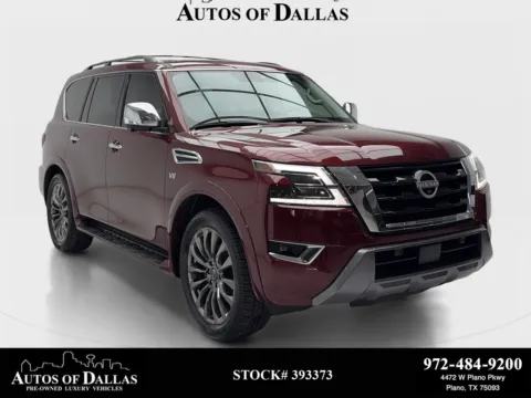 Red 2022 Nissan Armada Platinum for sale in Plano, TX