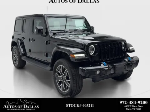 Black 2023 Jeep Wrangler Sahara 4xe for sale in Plano, TX