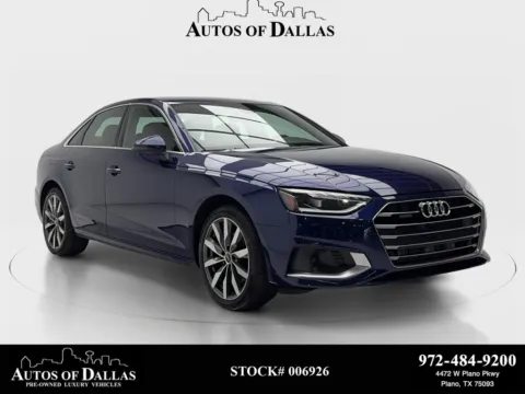 Blue 2023 Audi A4 40 Premium for sale in Plano, TX