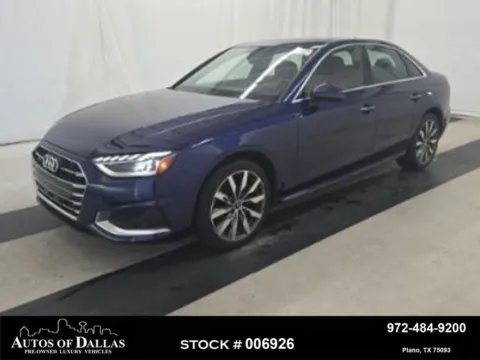 Blue 2023 Audi A4 40 Premium for sale in Plano, TX