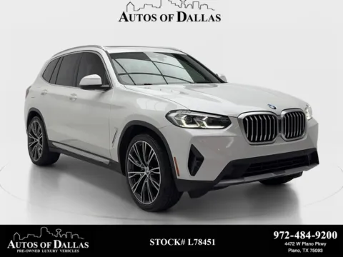 White 2022 BMW X3 sDrive30i for sale in Plano, TX