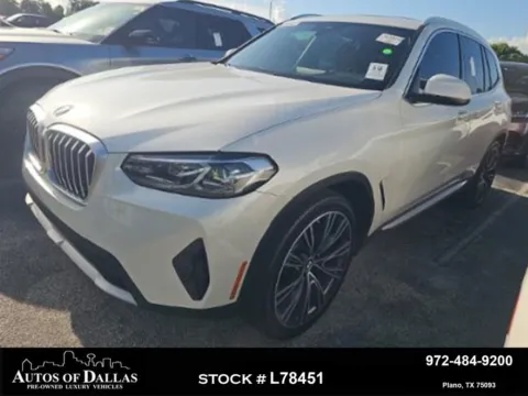 White 2022 BMW X3 sDrive30i for sale in Plano, TX