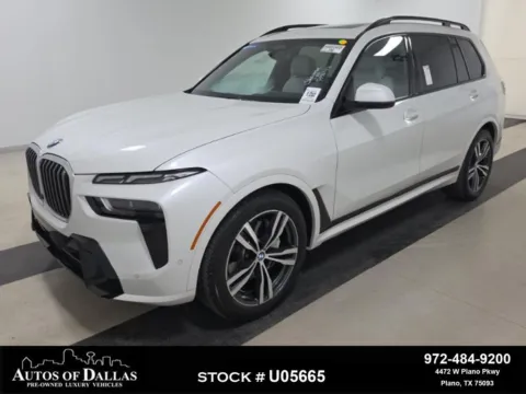 White 2024 BMW X7 xDrive40i for sale in Plano, TX