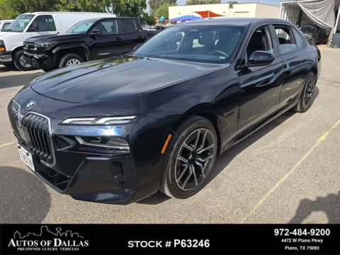 Black 2024 BMW 7 Series 740i for sale in Plano, TX