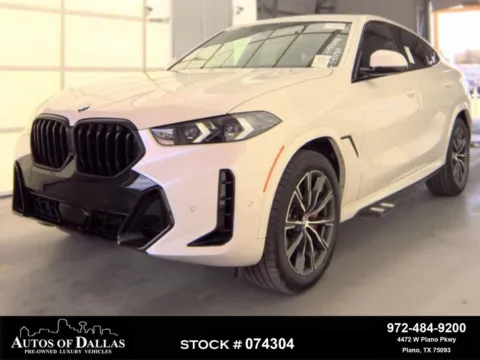 White 2026 BMW X6 xDrive40i for sale in Plano, TX