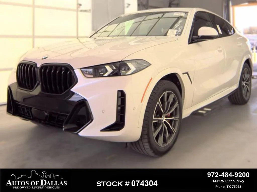 White 2026 BMW X6 xDrive40i for sale in Plano, TX