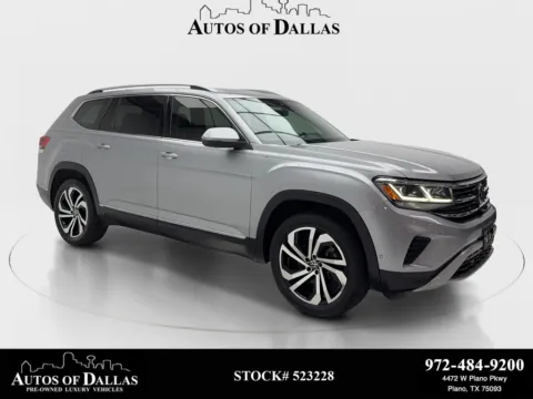 Silver 2021 Volkswagen Atlas 2.0T SEL Premium for sale in Plano, TX