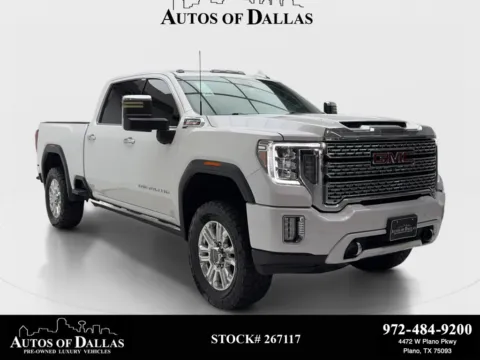 White 2021 GMC Sierra 2500 HD Denali for sale in Plano, TX