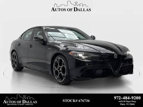 Black 2023 Alfa Romeo Giulia Veloce for sale in Plano, TX